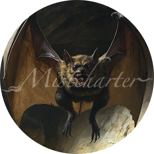 Giant Bat Game Tokens for VTT and TTRPG | Mistcharter Maps