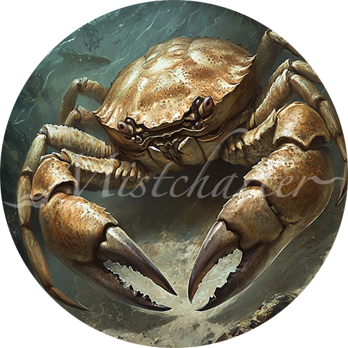 Giant Crab Game Tokens for VTT and TTRPG | Mistcharter Maps