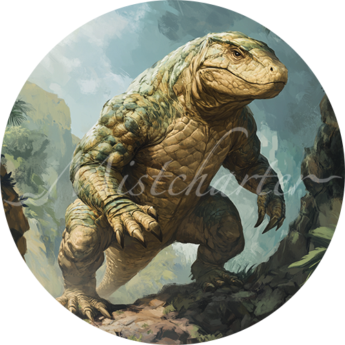 Giant Lizard Game Tokens for VTT and TTRPG | Mistcharter Maps