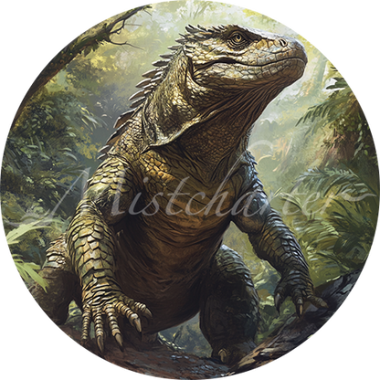 Giant Lizard Game Tokens for VTT and TTRPG | Mistcharter Maps