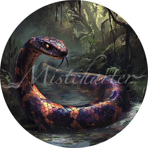 Giant Poisonous Snake