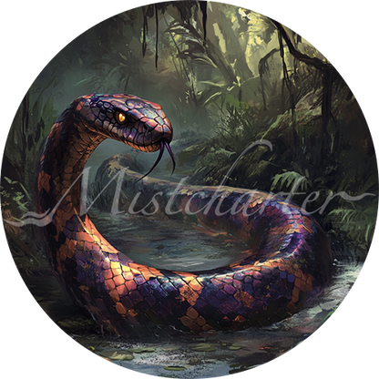 Giant Poisonous Snake