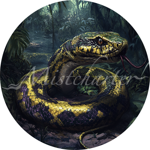 Giant Poisonous Snake