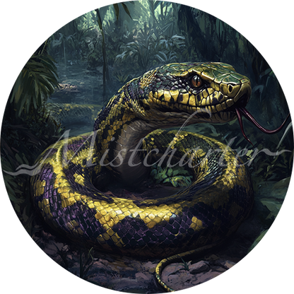 Giant Poisonous Snake