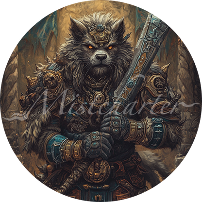 Gnoll Fang of Yeenoghu game token for DND