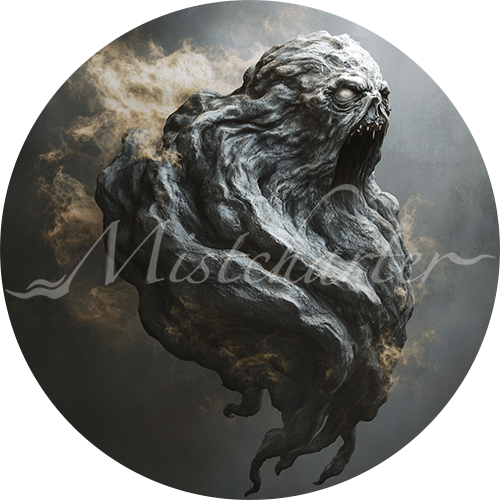 Gray Ooze game token for DND