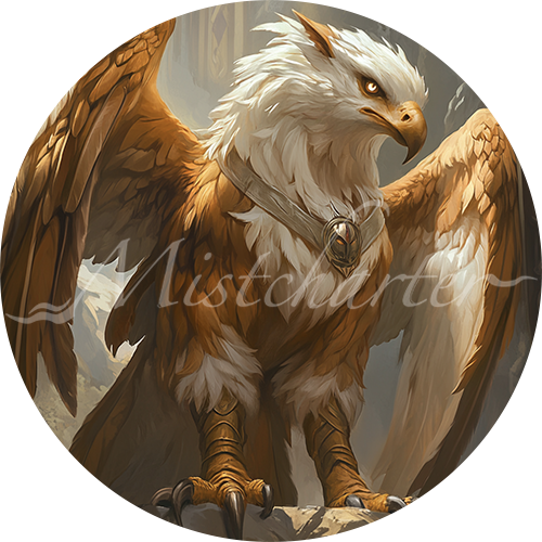 Griffon game token for DND
