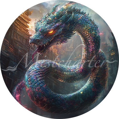 Guardian Naga game token for DND