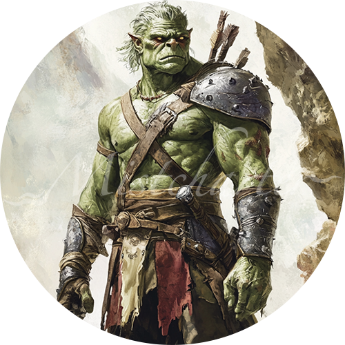 Half-Ogre Game Tokens for VTT and TTRPG | Mistcharter Maps