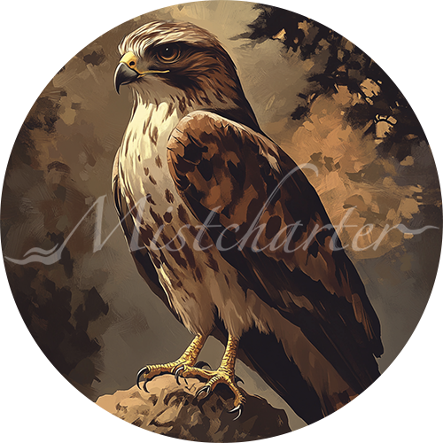 Hawk game token for DND