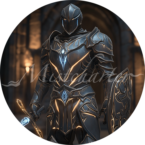 Helmed Horror game token for DND