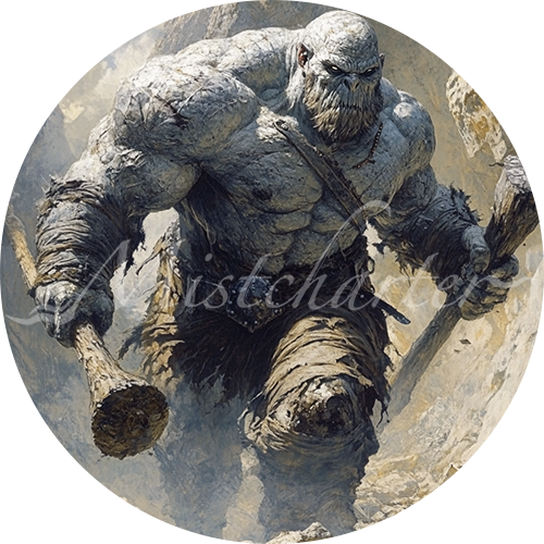 Hill Giant game token for DND