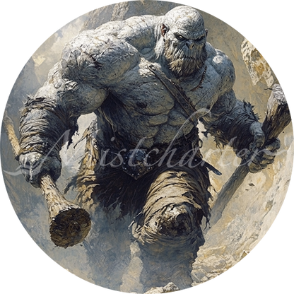 Hill Giant game token for DND