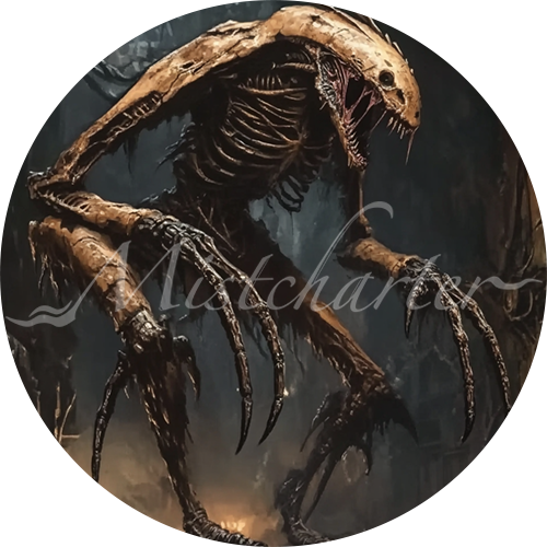 Hook Horror game token for DND