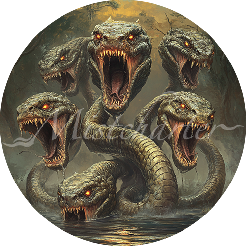 Hydra Game Tokens for VTT and TTRPG | Mistcharter Maps