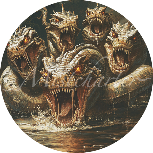 Hydra game token for DND