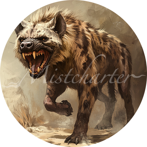 Hyena game token for DND