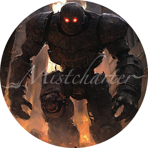 Iron Golem game token for DND