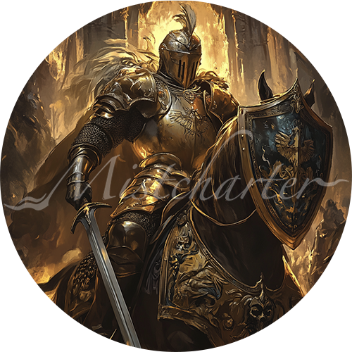 Knight Game Tokens for VTT and TTRPG | Mistcharter Maps