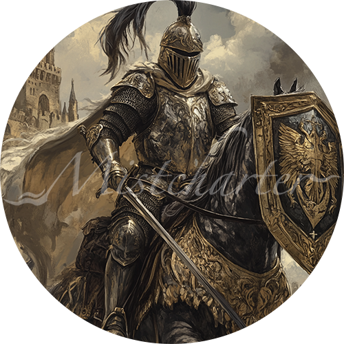 Knight Game Tokens for VTT and TTRPG | Mistcharter Maps