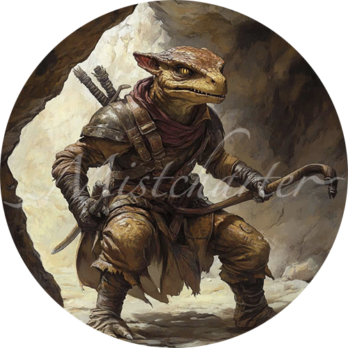 Kobold game token for DND