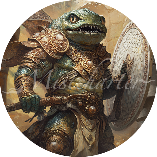 Kuo-toa Whip game token for DND