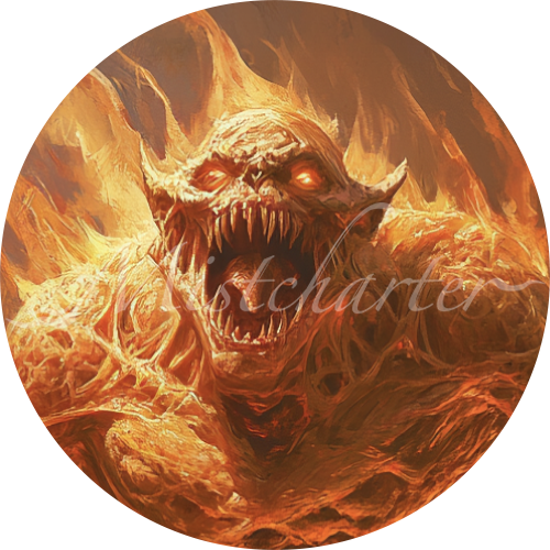 Lemure game token for DND