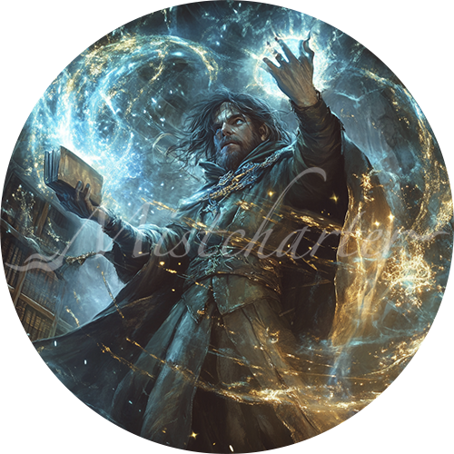 Mage game token for DND