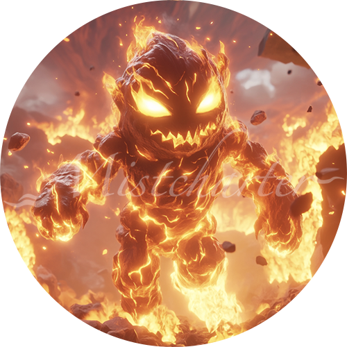 Magmin game token for DND