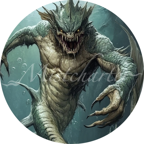 Merrow Game Tokens for VTT and TTRPG | Mistcharter Maps