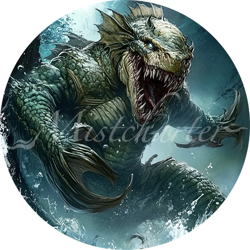 Merrow Vector Merrow Game Tokens for VTT and TTRPG | Mistcharter Maps