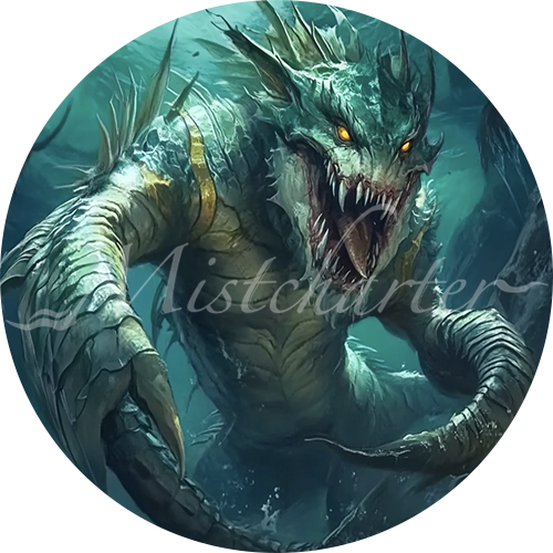 Merrow Vector Merrow Game Tokens for VTT and TTRPG | Mistcharter Maps