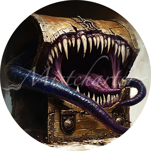 Mimic Game Tokens for VTT and TTRPG | Mistcharter Maps