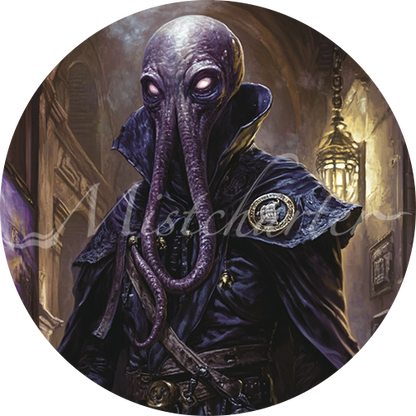 Mind Flayer game token for DND
