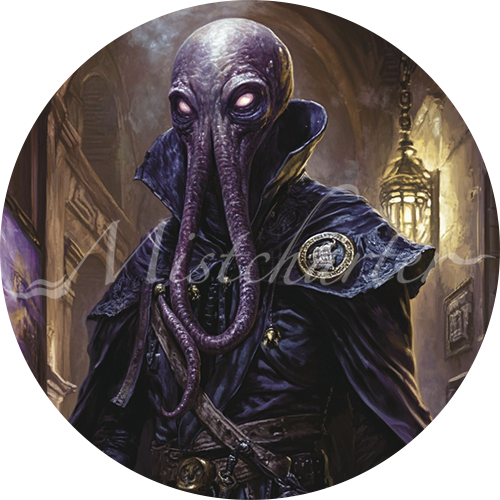 Mind Flayer game token for DND