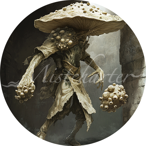 Myconid adult game token for DND