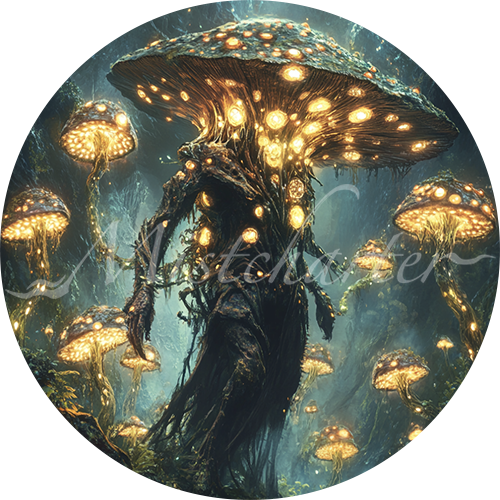 Myconid Sovereign game token for DND