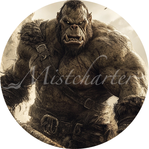 Ogre Game Tokens for VTT and TTRPG | Mistcharter Maps
