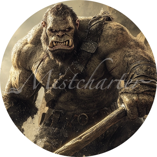 Ogre Game Tokens for VTT and TTRPG | Mistcharter Maps