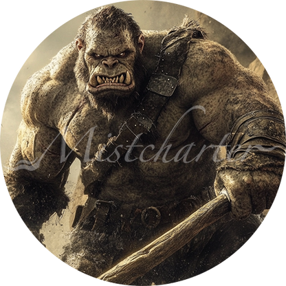 Ogre Game Tokens for VTT and TTRPG | Mistcharter Maps