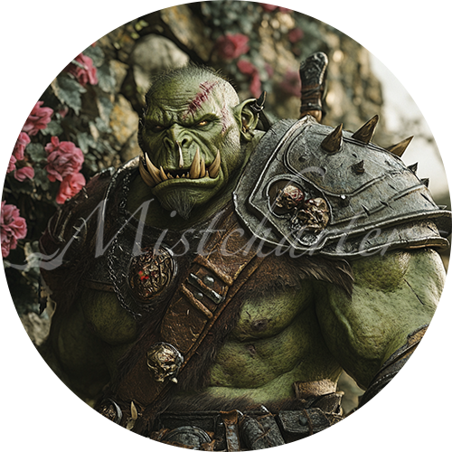 Orc Game Tokens for VTT and TTRPG | Mistcharter Maps