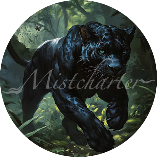 Panther game token for DND