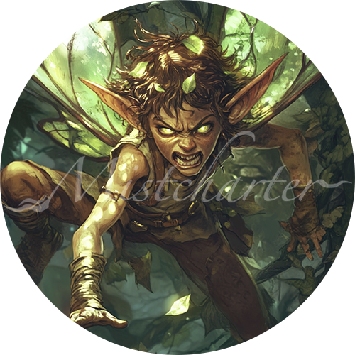 Pixie game token for DND