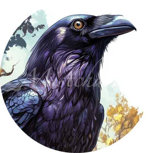 Raven Map Key Raven Game Tokens for VTT and TTRPG | Mistcharter Maps