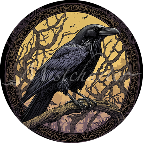 Clockwork Raven Token Raven Game Tokens for VTT and TTRPG | Mistcharter Maps