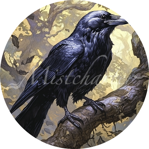Clockwork Raven Token Raven Game Tokens for VTT and TTRPG | Mistcharter Maps