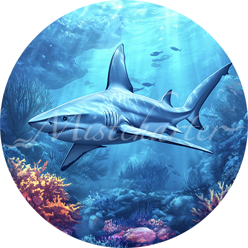 Reef Shark game token for DND