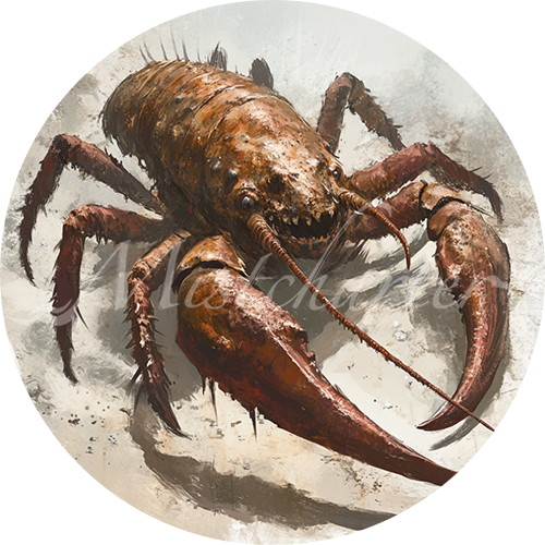 Rust Monster game token for DND