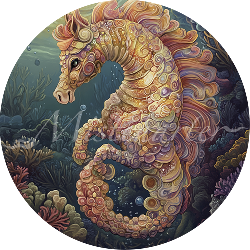 Sea Horse Game Tokens for VTT and TTRPG | Mistcharter Maps