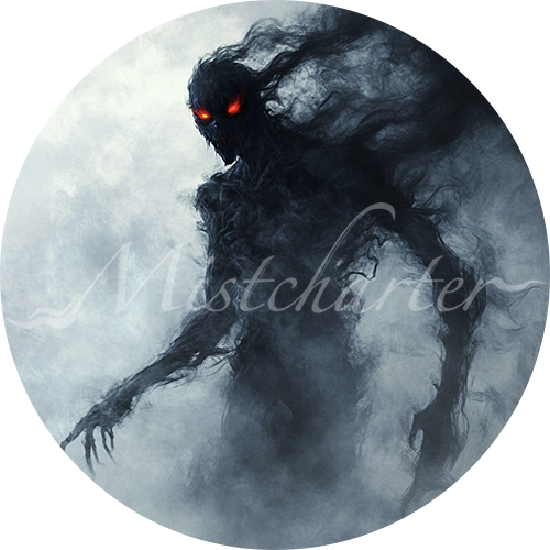 Shadow Wraith Token Shadow Demon Game Tokens for VTT and TTRPG | Mistcharter Maps